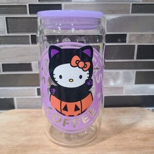 Hello kitty halloween tumbler hello kitty Halloween characters glass cup